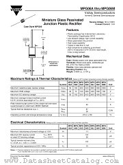 MPG06J datasheet pdf Vishay