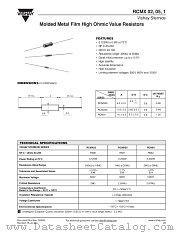 RCMX datasheet pdf Vishay