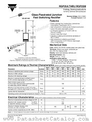 RGP25K datasheet pdf Vishay