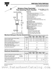 RMPG06G datasheet pdf Vishay