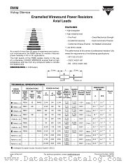 RWM datasheet pdf Vishay