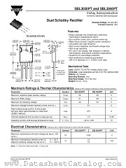 SBL3040PT datasheet pdf Vishay