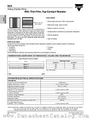 SC3 datasheet pdf Vishay