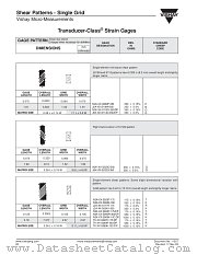 SHEAR PATTERNS - SINGLE GRID datasheet pdf Vishay