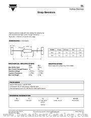 SL datasheet pdf Vishay