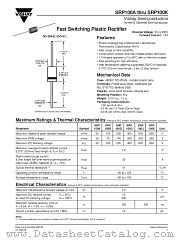 SRP100A datasheet pdf Vishay