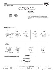 T73 datasheet pdf Vishay