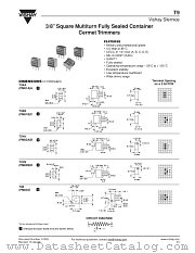 T9 datasheet pdf Vishay