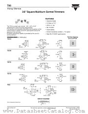 T93 datasheet pdf Vishay