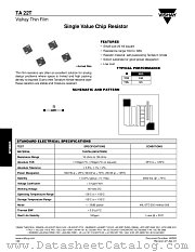 TA 22T datasheet pdf Vishay