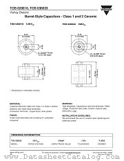 TOS 020016, 030033 datasheet pdf Vishay