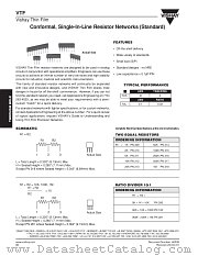 VTF (STANDARD) datasheet pdf Vishay