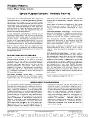 WELDABLE PATTERNS datasheet pdf Vishay