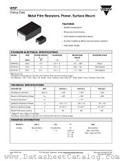 WSF datasheet pdf Vishay