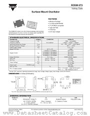 XOSM-573 datasheet pdf Vishay