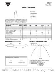 XT38T datasheet pdf Vishay