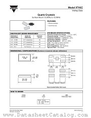 XT46C datasheet pdf Vishay