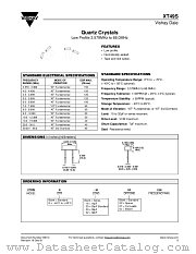 XT49S datasheet pdf Vishay