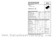 BSP16 datasheet pdf Zetex Semiconductors