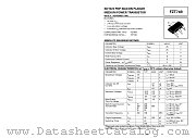 FZT749 datasheet pdf Zetex Semiconductors