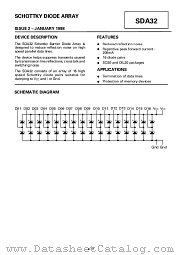 SDA32N20 datasheet pdf Zetex Semiconductors