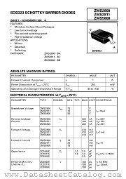 ZMS5800 datasheet pdf Zetex Semiconductors