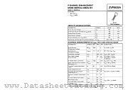 ZVP0535A datasheet pdf Zetex Semiconductors