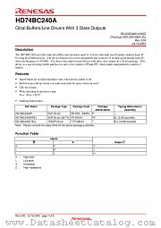 HD74BC240A datasheet pdf Renesas