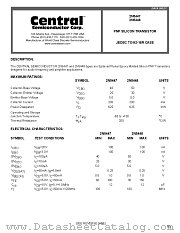 2N5447 datasheet pdf Central Semiconductor