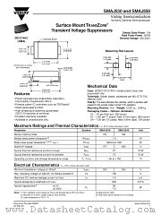 SMAJ530&550 datasheet pdf Vishay