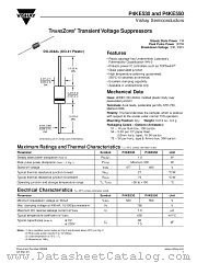 P4KE530&550 datasheet pdf Vishay