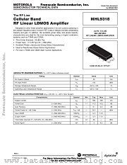 MHL9318 datasheet pdf Freescale (Motorola)