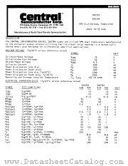 2N5794 datasheet pdf Central Semiconductor