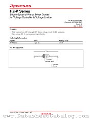 HZ16CP datasheet pdf Renesas