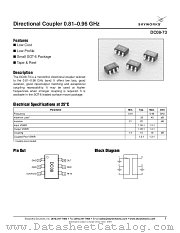 DC08-73 datasheet pdf Skyworks Solutions