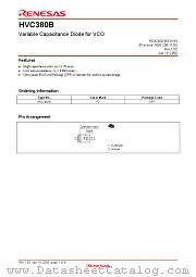 HVC380B datasheet pdf Renesas