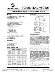 TC428IJA datasheet pdf Microchip