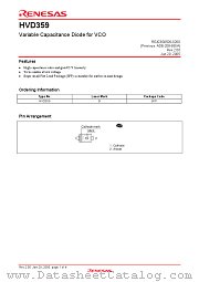 HVD359 datasheet pdf Renesas