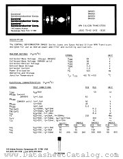 2N4953 datasheet pdf Central Semiconductor