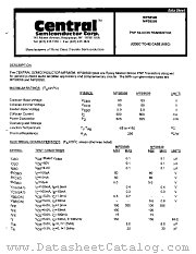 MPS8599 datasheet pdf Central Semiconductor