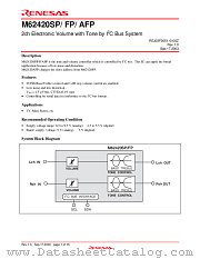 M62420FP datasheet pdf Renesas