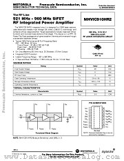 MHVIC910HR2 datasheet pdf Freescale (Motorola)