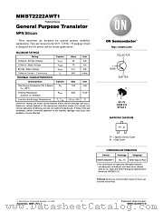 MMBT2222AWT1 datasheet pdf ON Semiconductor