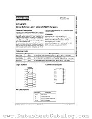 74VHC573M datasheet pdf Fairchild Semiconductor