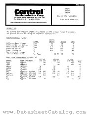 2N3706 datasheet pdf Central Semiconductor