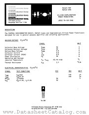 MJE521 datasheet pdf Central Semiconductor