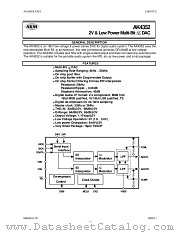 AK4352 datasheet pdf AKM