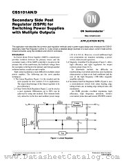 CS5101 datasheet pdf ON Semiconductor