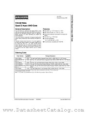 74VHCT08AM datasheet pdf Fairchild Semiconductor