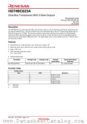 HD74BC623A datasheet pdf Renesas